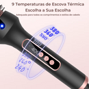Escova Modeladora 3 em 1 ✨ com 5 Níveis de Temperatura 🌡️