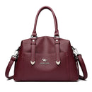 Bolsa Double Arrows - Designer de Luxo em Couro Macio